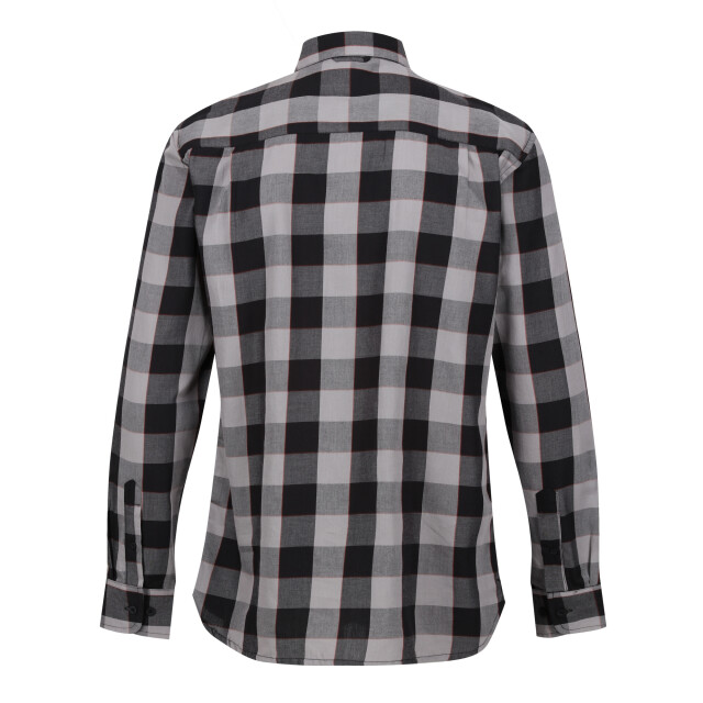 Regatta Heren lance vet geruit overhemd UTRG11314_blackdarkgrey large
