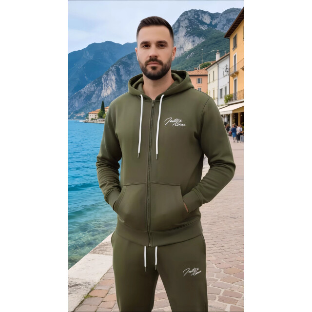 Indigo Denim Denim joggingpak heren kaki ID075-1 large