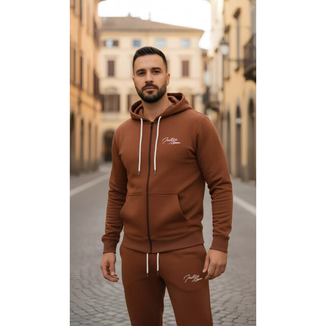 Indigo Denim Denim joggingpak heren rood ID074 large