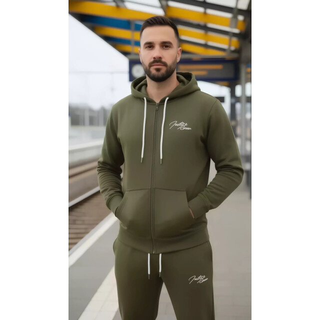 Indigo Denim Denim joggingpak heren kaki ID075-1 large