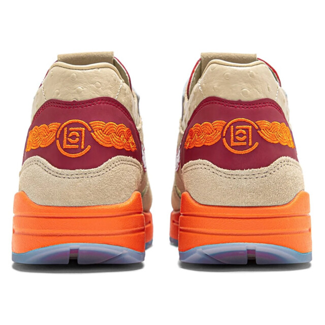 Nike unisex air max 1 clot sneakers beige/multicolour/rood maat DD1870-100 large