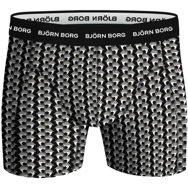 Björn Borg heren boxershort cotton stretch 5-pack blauw/multicolour/zwart maat m 10004590-MP003 large