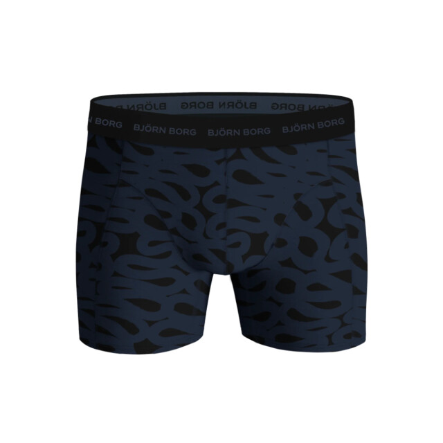 Björn Borg heren boxershort cotton stretch 5-pack blauw/multicolour/zwart maat s 10004155-MP002 large