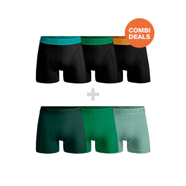 Muchachomalo Heren 3+3-pack boxershorts CDSOL1277-1257 large
