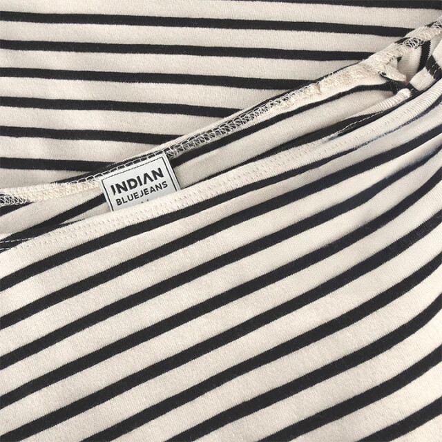 Indian Blue 970615 lslv offshoulder  970615 LSLV Offshoulder  large