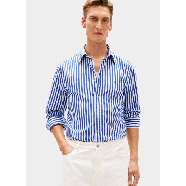 Tommy Hilfiger Casual hemd lange mouw flex poplin classic stp rf sh mw0mw42440/0a6 204803 large