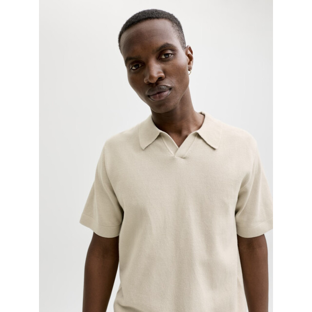 Jack & Jones Jprblamilano spring split neck ss sn zand 5369.04.0013 large