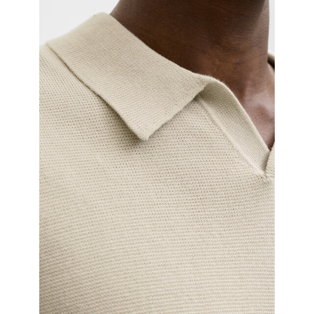 Jack & Jones Jprblamilano spring split neck ss sn zand 5369.04.0013 large