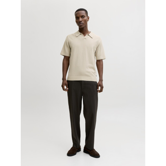 Jack & Jones Jprblamilano spring split neck ss sn zand 5369.04.0013 large