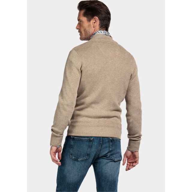 Baileys Vest cardigan zip all-over 2-tone 522009/855 200269 large