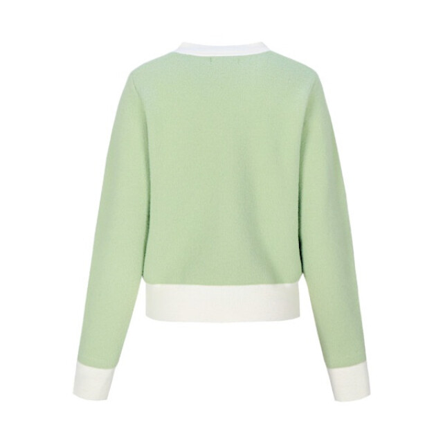 G-Maxx Jasje maisy knit moss/woolwhite Maisy knit - Moss/Woolwhite large