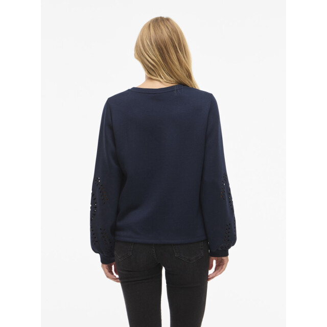 Vila Visandy ls detail sweat top noos navy 4209.37.0016 large
