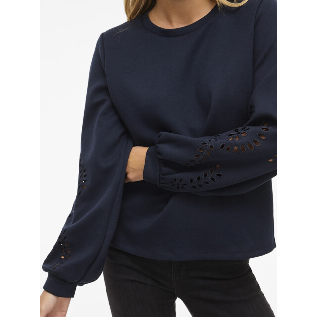 Vila Visandy ls detail sweat top noos navy 4209.37.0016 large