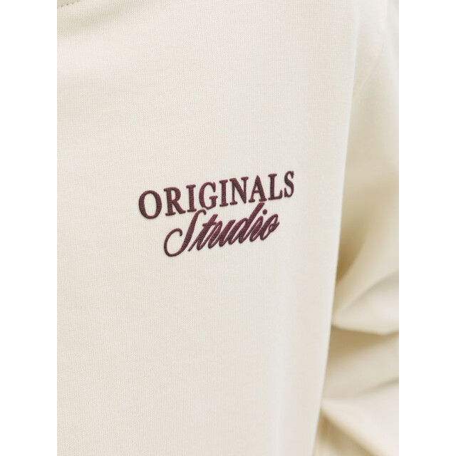 Jack & Jones Jornorrebro typo back sweat hood sn jnr off-white 3209.02.0004 large