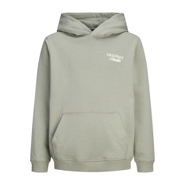 Jack & Jones Jornorrebro typo back sweat hood sn jnr olijf 3209.22.0008 large