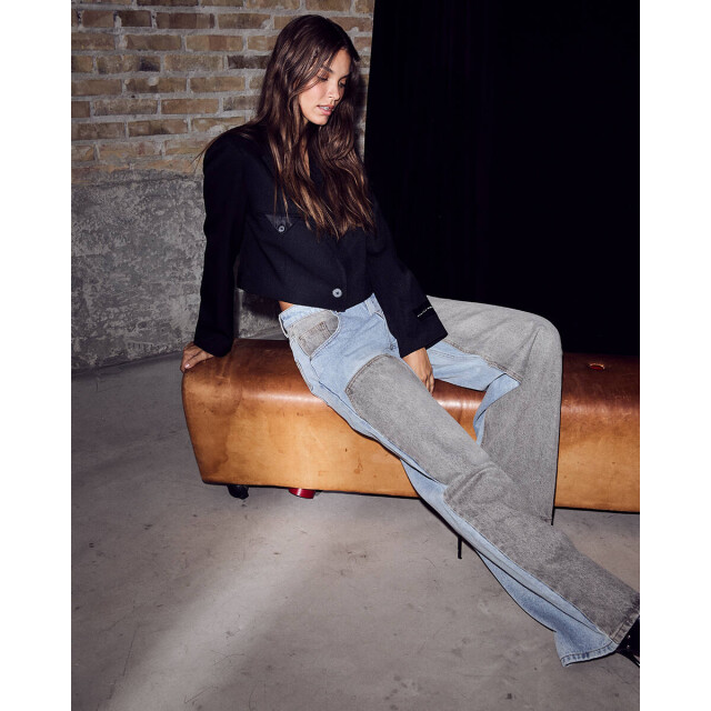 Haute L'Amitié Jeans hl10486 two-tone Haute L'Amitié Jeans HL10486 Two-Tone large