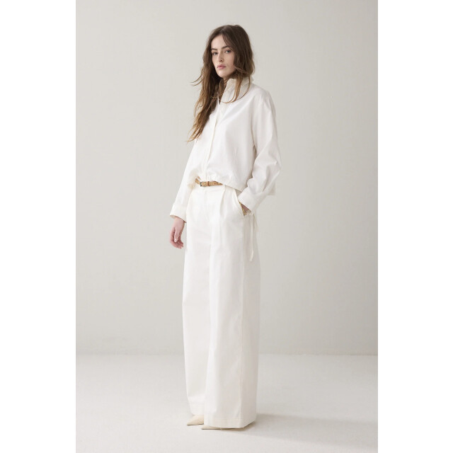 Summum 2s04-5190 denim blouse soft twill 2s3404-5190 denim blouse soft twill large