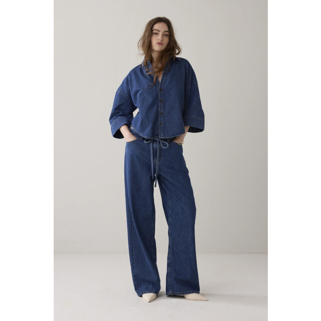 Summum 2s3346-5184 kimonoblouse denim 2s3346-5184 Kimonoblouse denim large