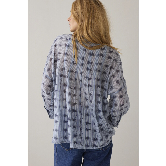 Summum 2s3463-128 blouse tie dye stripe 2s3463-12368 Blouse Tie dye stripe large