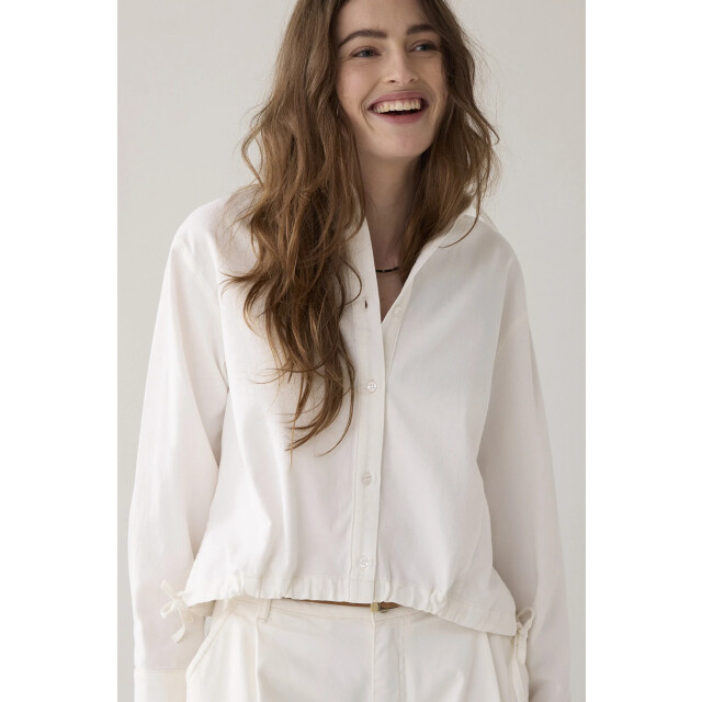 Summum 2s04-5190 denim blouse soft twill 2s3404-5190 denim blouse soft twill large