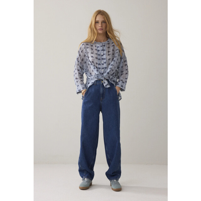 Summum 2s3463-128 blouse tie dye stripe 2s3463-12368 Blouse Tie dye stripe large