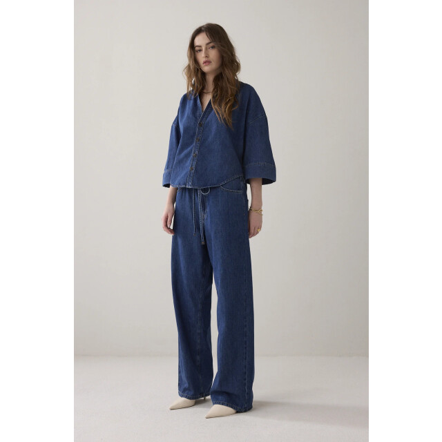 Summum 2s3346-5184 kimonoblouse denim 2s3346-5184 Kimonoblouse denim large