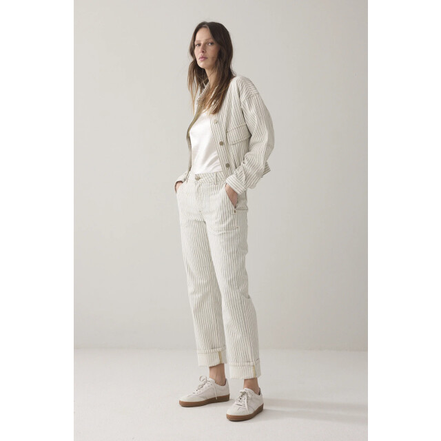 Summum 4s2918-12403 straight pant stripe 4s2918-12403  Straight pant stripe large