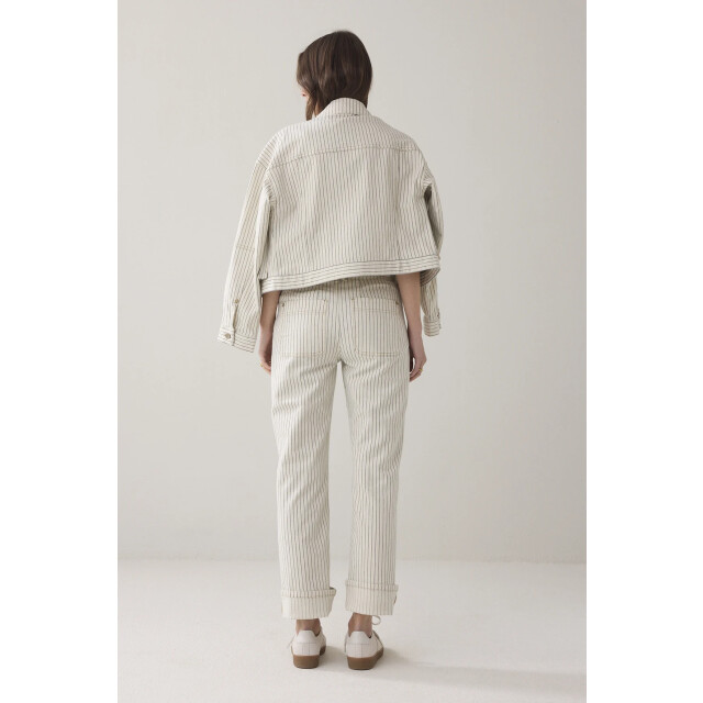 Summum 4s2918-12403 straight pant stripe 4s2918-12403  Straight pant stripe large