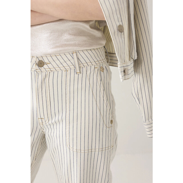 Summum 4s2918-12403 straight pant stripe 4s2918-12403  Straight pant stripe large