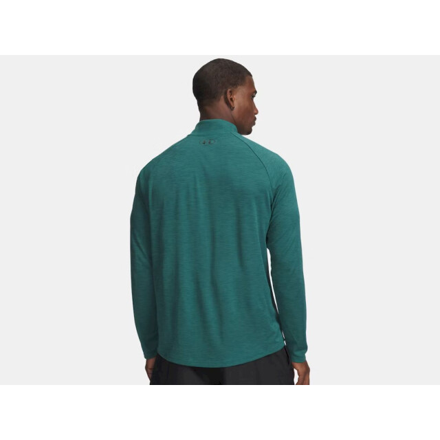 Under Armour ua tech textured 1/2 zip-grn training sweater heren - 074476_300-L large