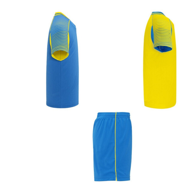 Roly Unisex volwassen juve sports sportset UTPF4439_yellowroyalblue large