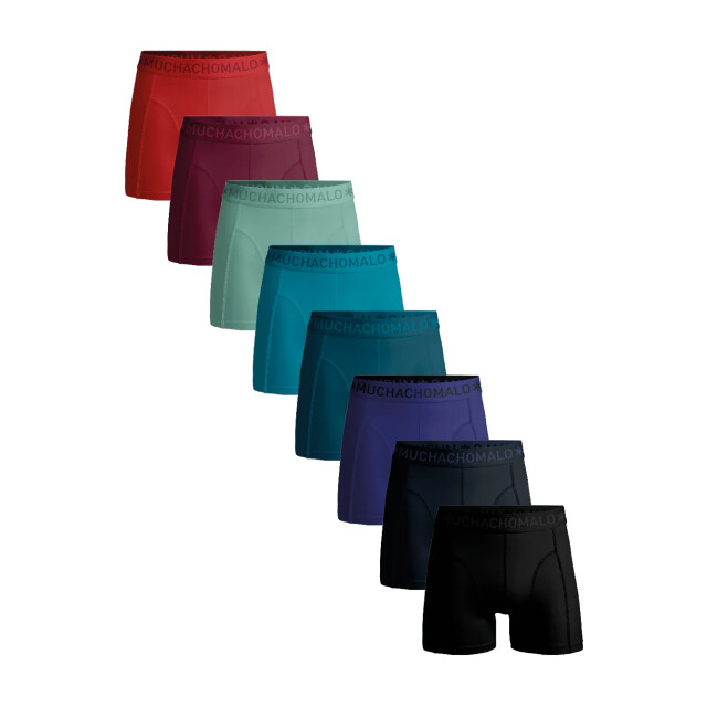Muchachomalo Heren 8-pack boxershorts U-SOLID1010-1271 large