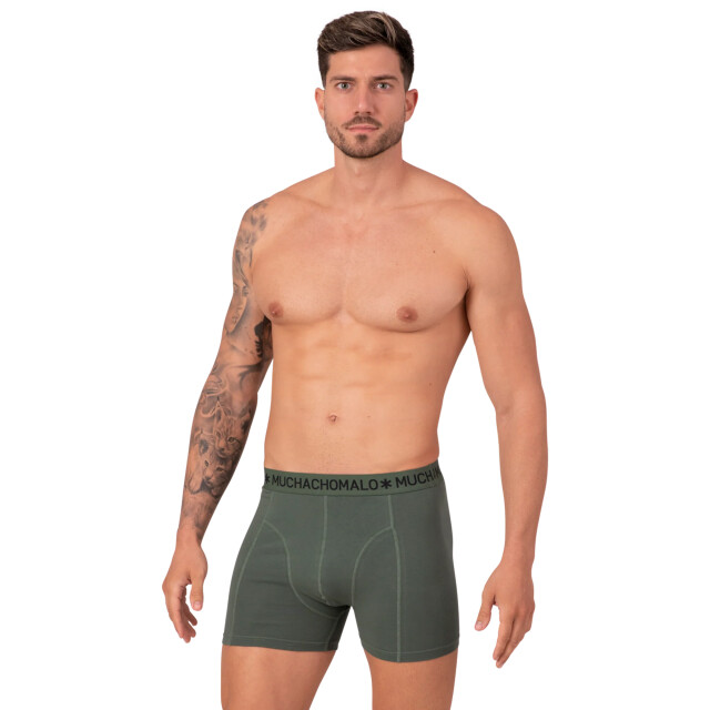Muchachomalo Heren 2-pack boxershorts effen SOLID1010-578 large
