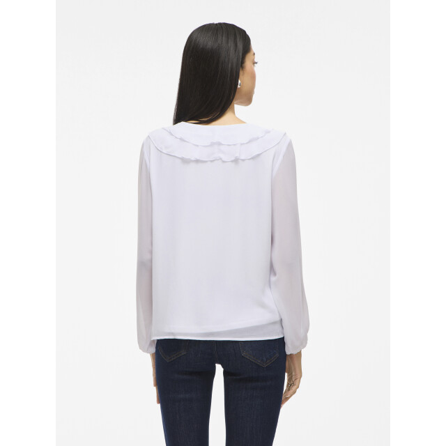 Vila Viane l/s v-neck frill top noos 14114604 large