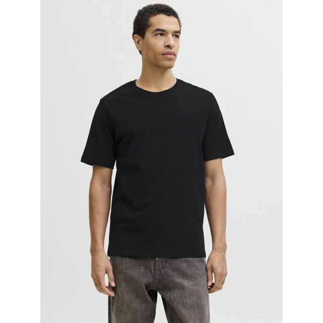 Jack & Jones Basic heren t-shirt jjeorganic ronde hals 12156101-Black large