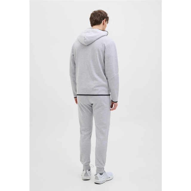Jack & Jones Heren trainingspak sweatstof 12261991+12260150-Light Grey Melange large