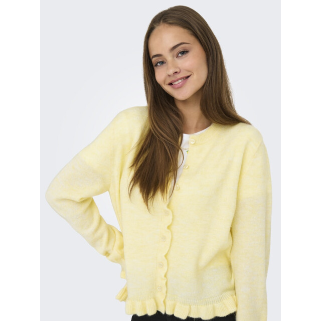 Jacqueline de Yong Jdyletty ls on frill cardigan knt noos licht 4249.11.0004 large