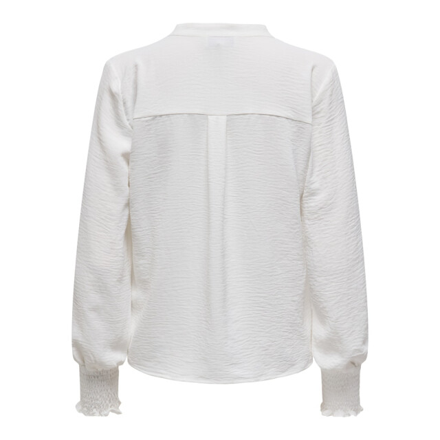 Only Onlmette v-neck ls smock top noos wvn off-white 4389.02.0040 large