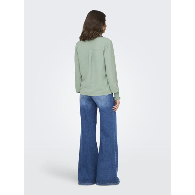 Only Onlmette v-neck ls smock top noos wvn mint 4389.21.0012 large