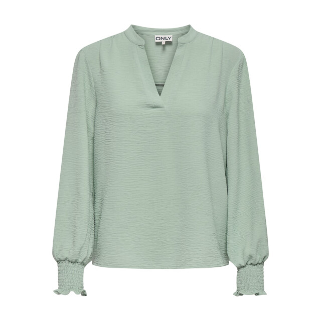 Only Onlmette v-neck ls smock top noos wvn mint 4389.21.0012 large