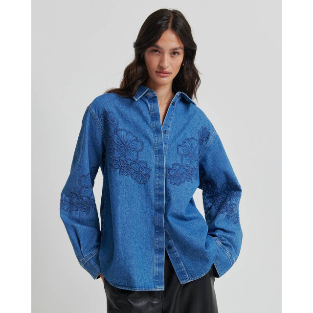 Second Female Blouse lange mouw 60391 cornelia Second Female Blouse lange mouw 60391 Cornelia large