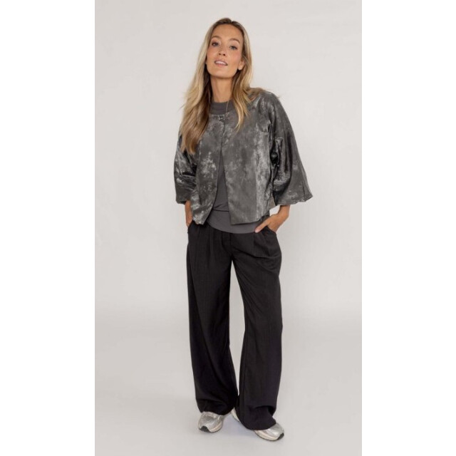 Poools Jacket shiny 533103- 533103-grey large