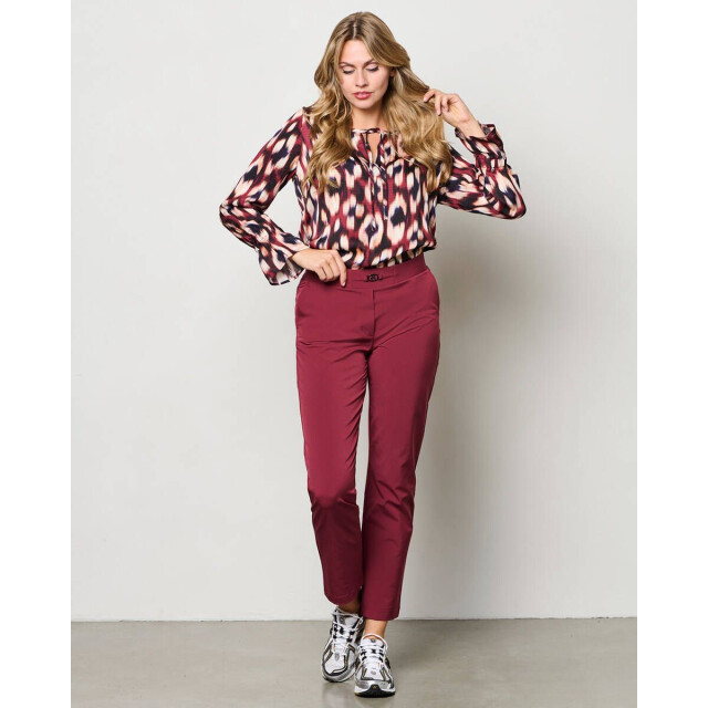 &Co Woman Pola pants - POLA -WINE RED large