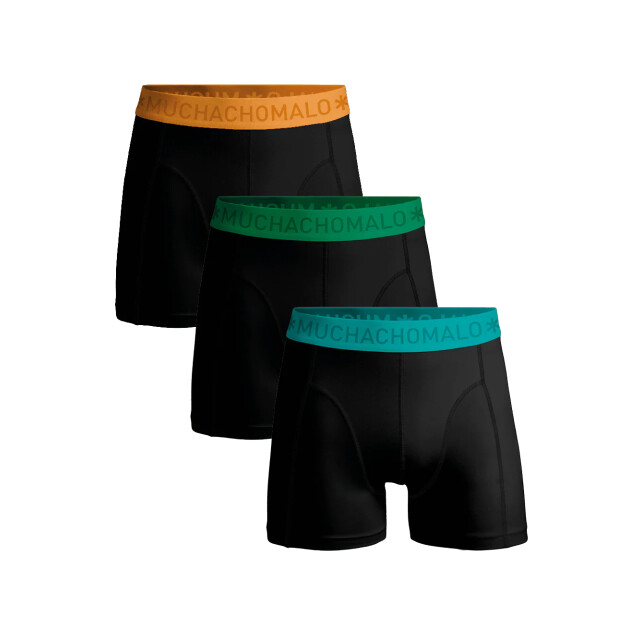 Muchachomalo Heren 3-pack boxershorts U-SOLID1010-1277 large