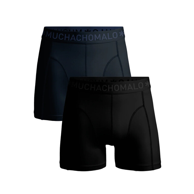 Muchachomalo Jongens 2-pack boxershorts U-SOLID1010-1240J large