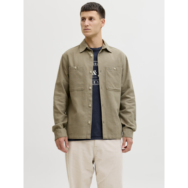 Jack & Jones Jprblurayle linen bl. solid ls shir 12291955 large