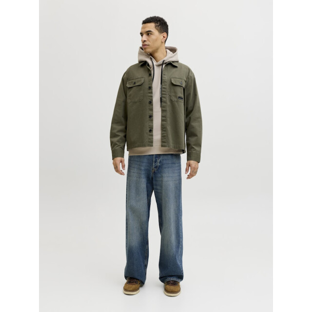 Jack & Jones Jcofusion sweat badge hood zand 5209.04.0016 large