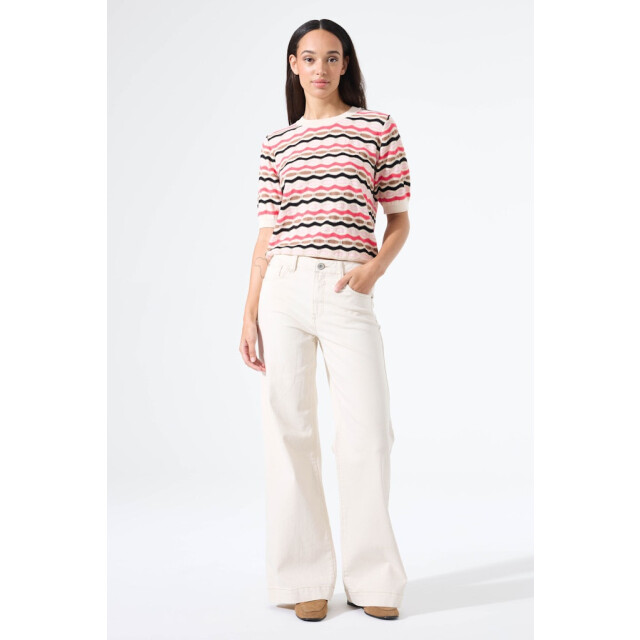 Garcia Jeans Trui aop ecru dessin 4219.08.0020 large