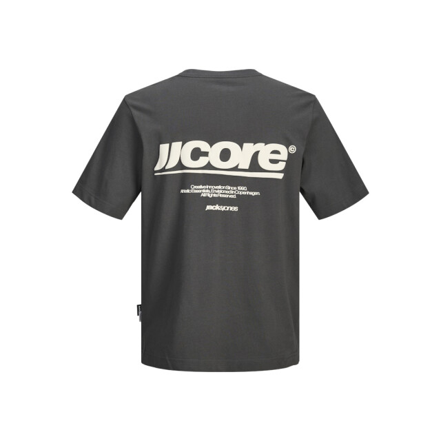 Jack & Jones Jcoclub back text prnt tee ss crew neck antraciet 5339.85.0009 large