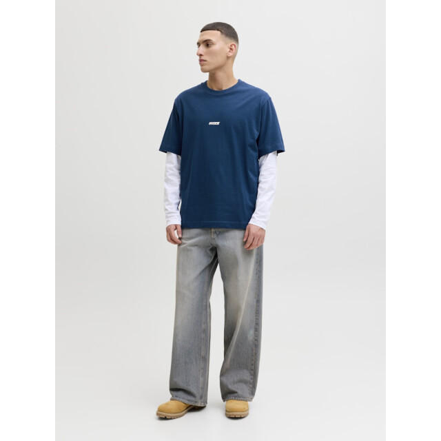 Jack & Jones Jcoclub back text prnt tee ss crew neck raf 5339.33.0026 large